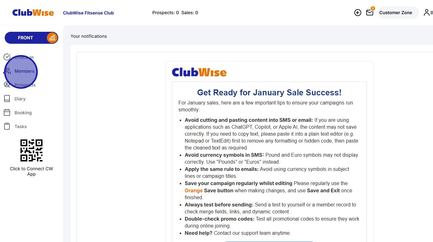 CW UK Member Sell a membership in Contract Management