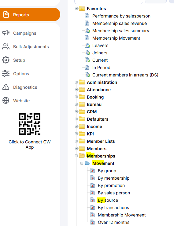 FAQ How to report on Memberships by Source (Within a Period)