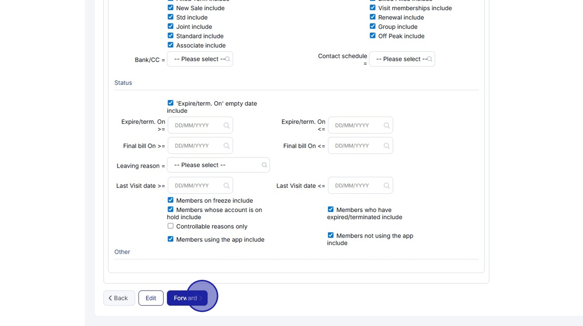 Reports - How to run a report